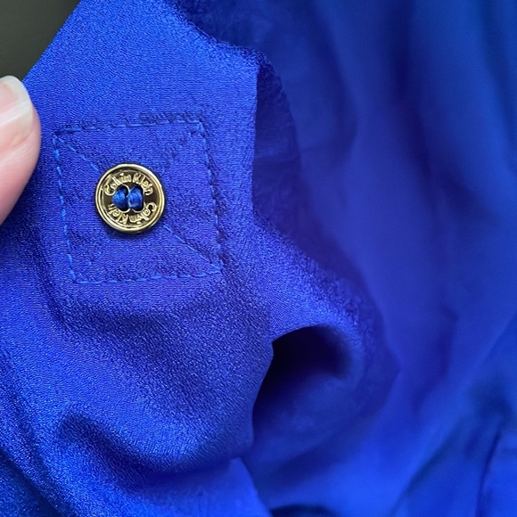 Calvin Klein Royal Blue Blouse - Picture 6 of 7